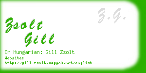 zsolt gill business card